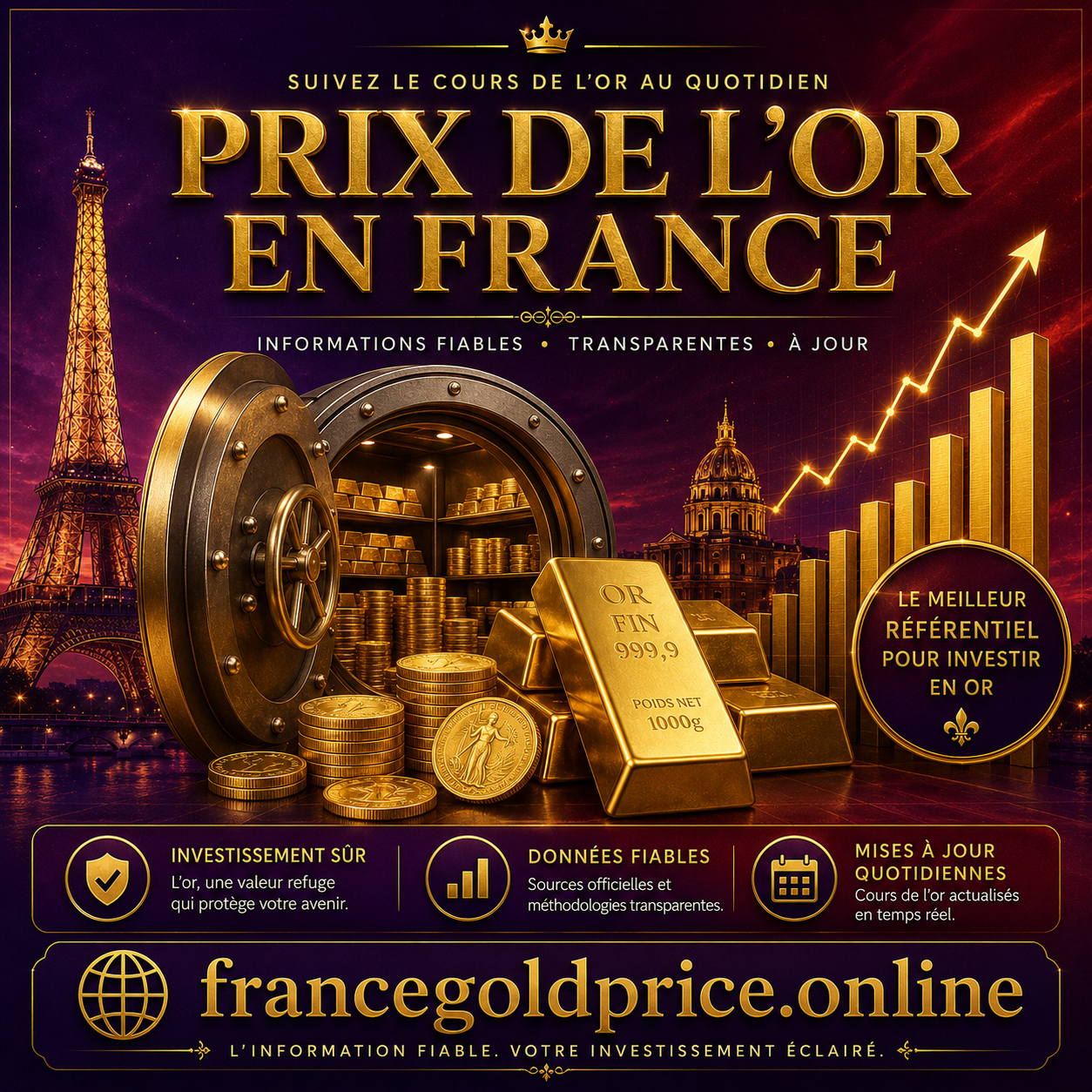 Prix de l’or aujourd’hui à Lyon